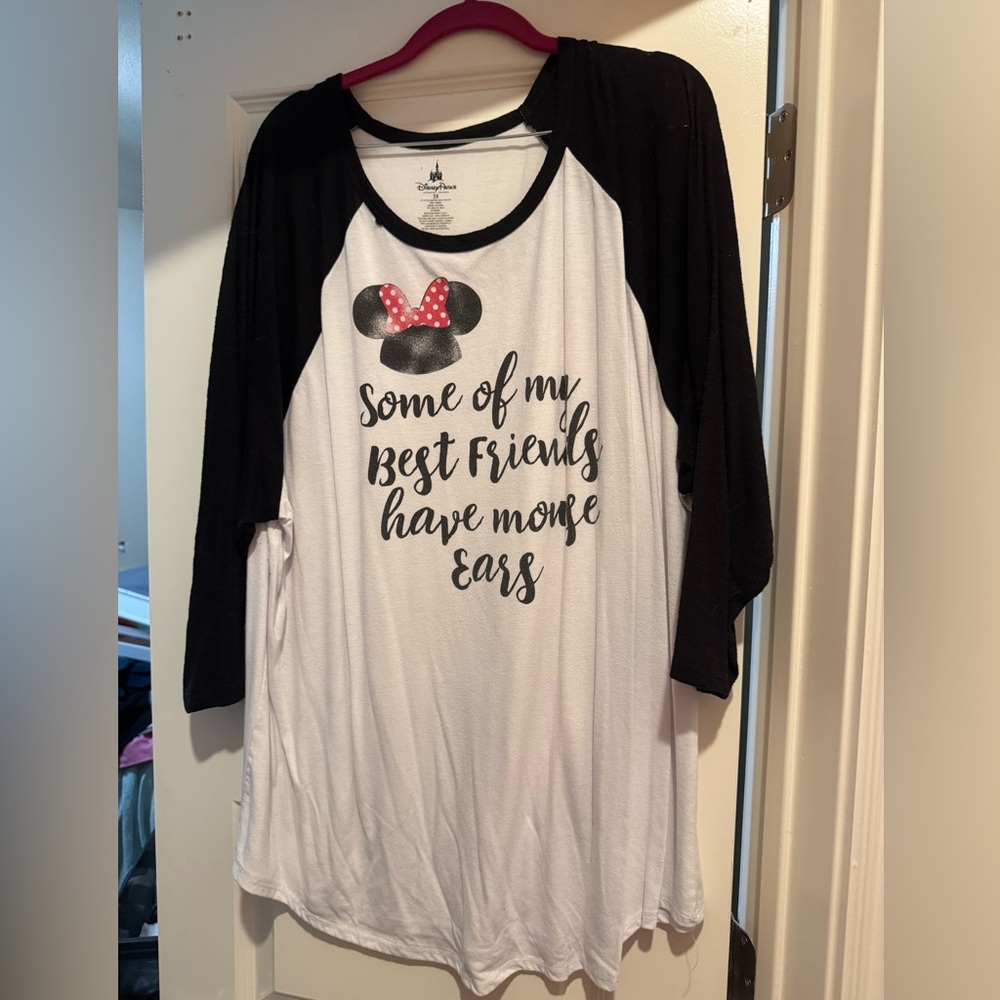 Disney baseball tee